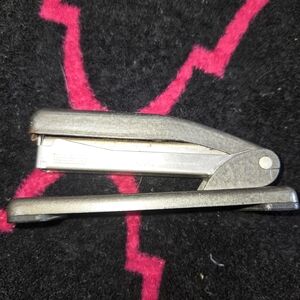 Vintage 60's Tatum Stapler MODEL T155 By Wilson Jones Co Gray Metal 4.5" Vintage
